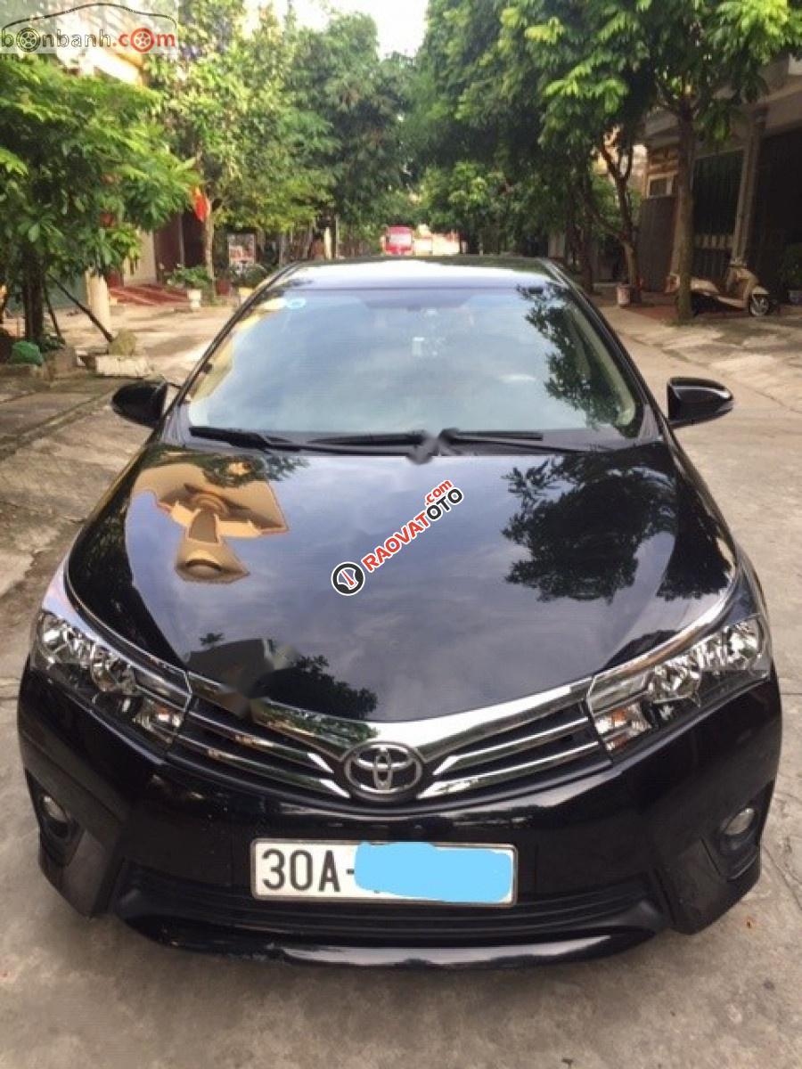 Bán ô tô Toyota Corolla altis 1.8G AT năm 2014, màu đen xe gia đình -0