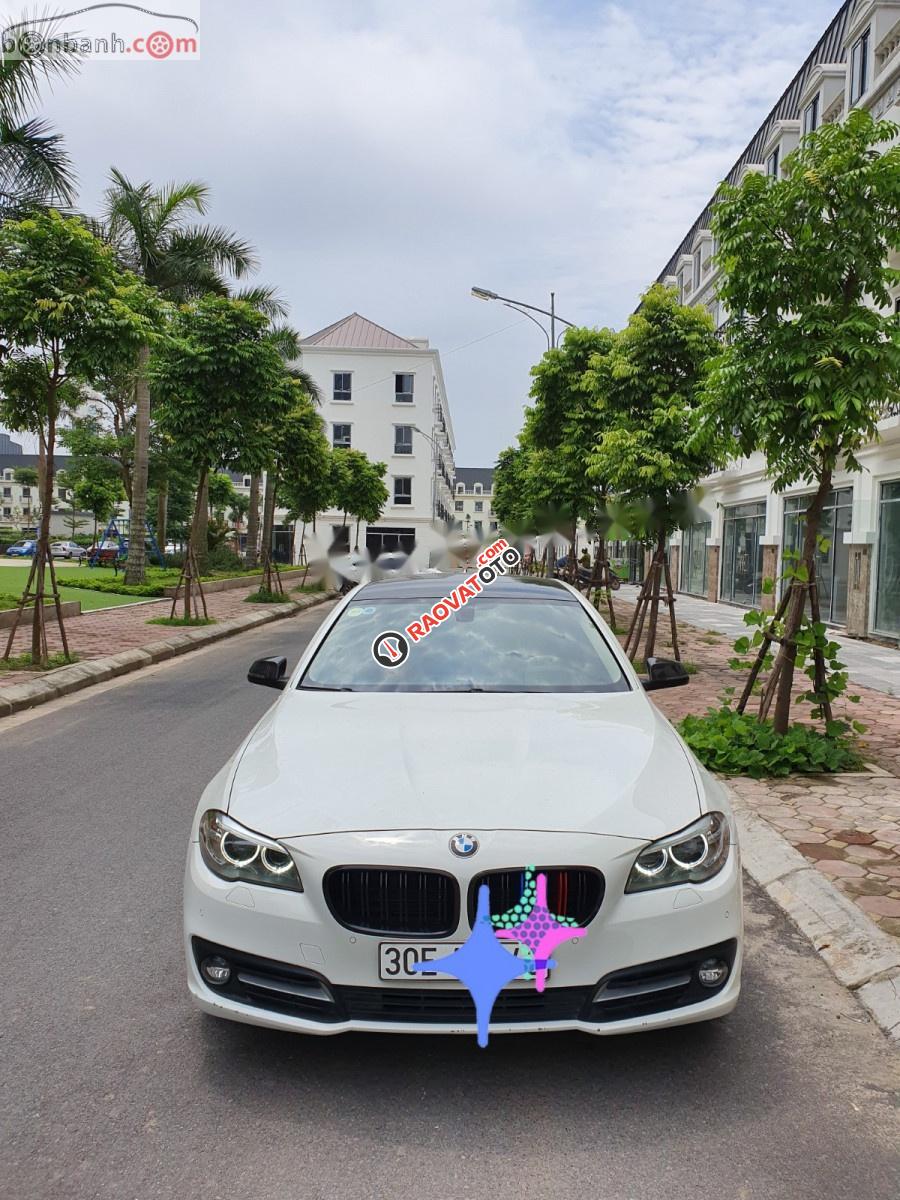 Bán BMW 5 Series 520i năm sản xuất 2016, màu trắng, xe nhập  -4