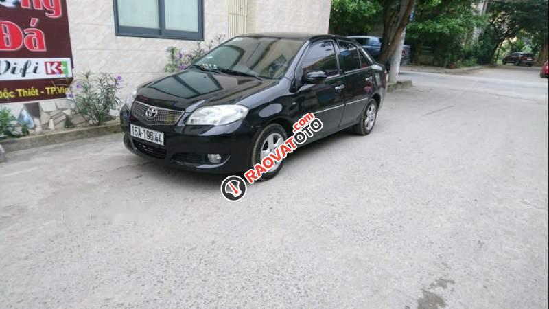 Bán Toyota Vios MT đời 2007, màu đen -1