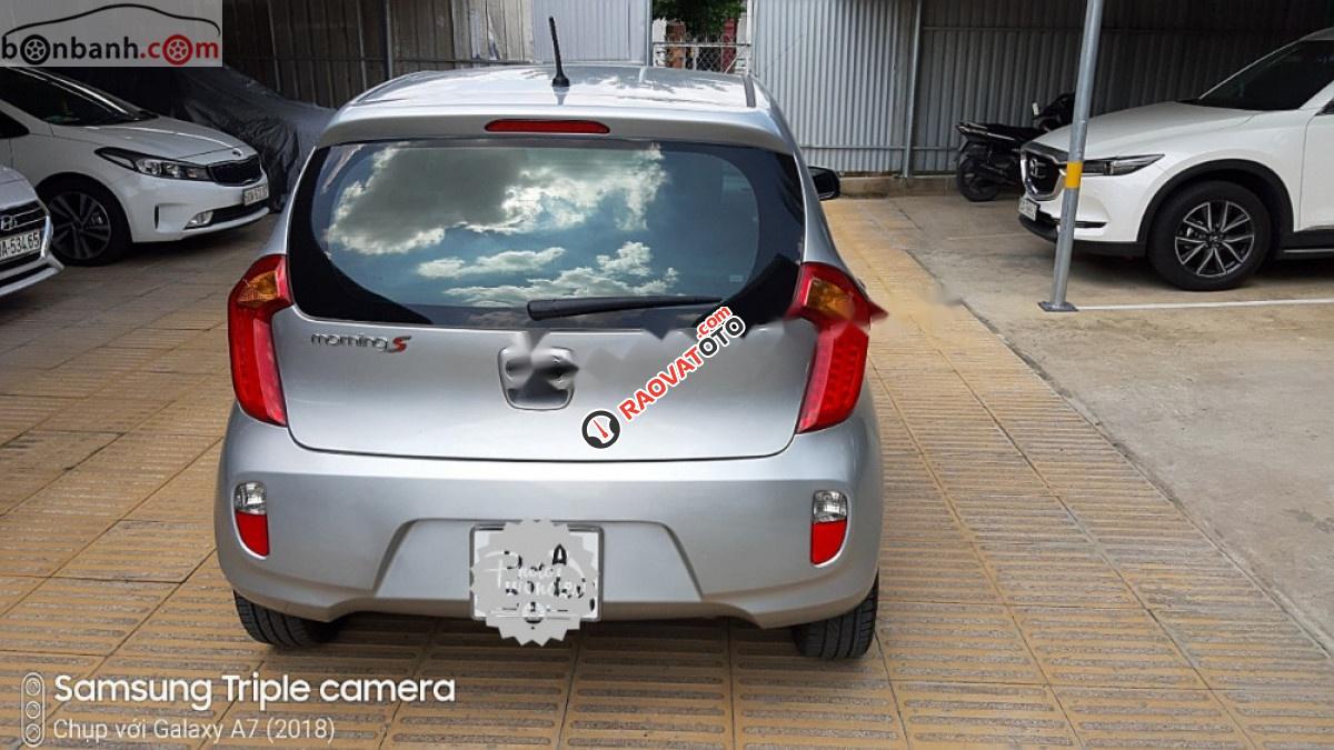 Bán Kia Morning S AT năm 2014, màu bạc-1