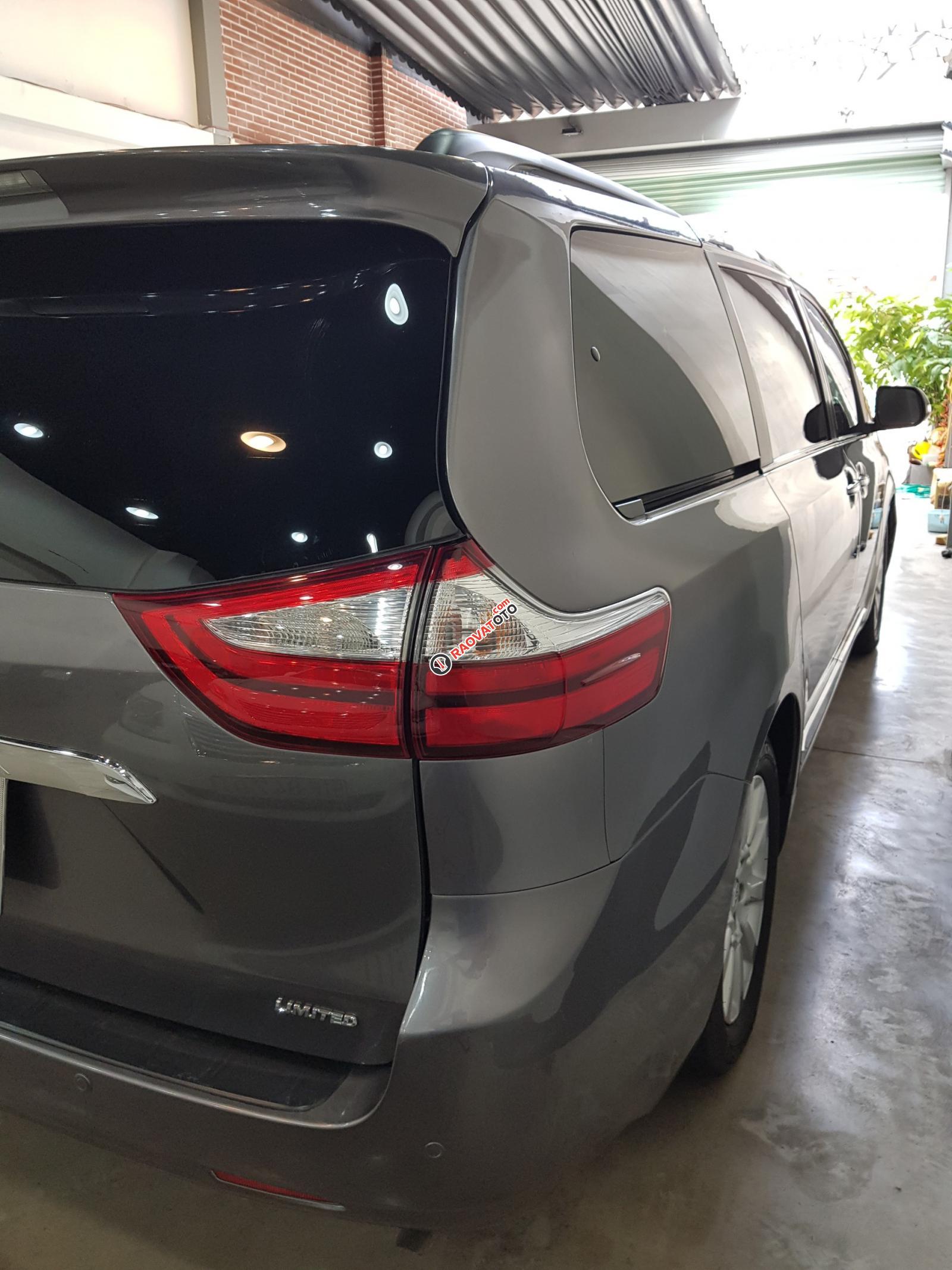 Bán xe Toyota Sienna Limited 3.5 AT AWD năm 2014, màu xám, nhập khẩu, full option-3