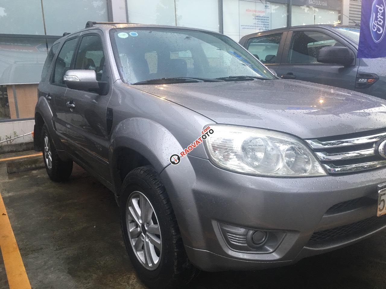 Bán Ford Escape XLS sản xuất 2010, màu xám (ghi), 375 triệu-0