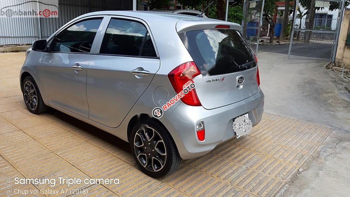 Bán Kia Morning S AT năm 2014, màu bạc-3