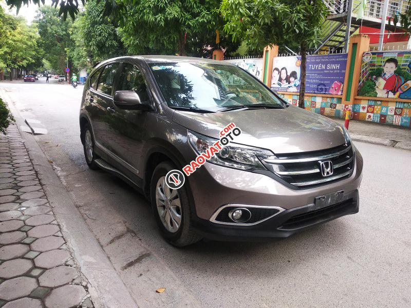 Bán Honda CR V 2.0AT năm 2013, màu xám chính chủ, giá tốt-3