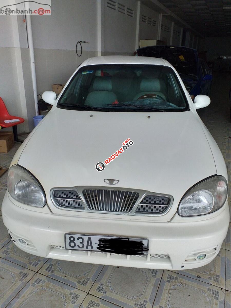 Cần bán gấp Daewoo Lanos đời 2002, màu trắng, xe nhập-4