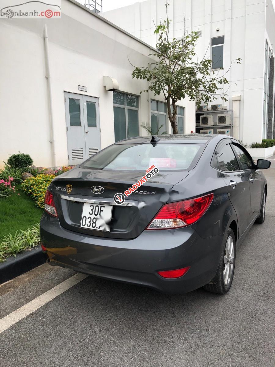 Cần bán lại xe Hyundai Accent AT 2012, màu xám, xe nhập chính chủ-1