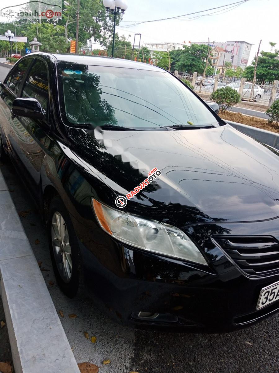 Cần bán gấp Toyota Camry 2.4 đời 2007, màu đen, xe nhập-0