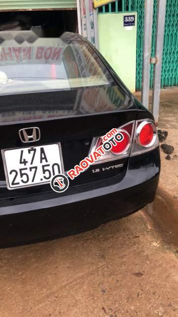 Bán Honda Civic MT đời 2008, màu đen, xe gia đinh ít đi-4