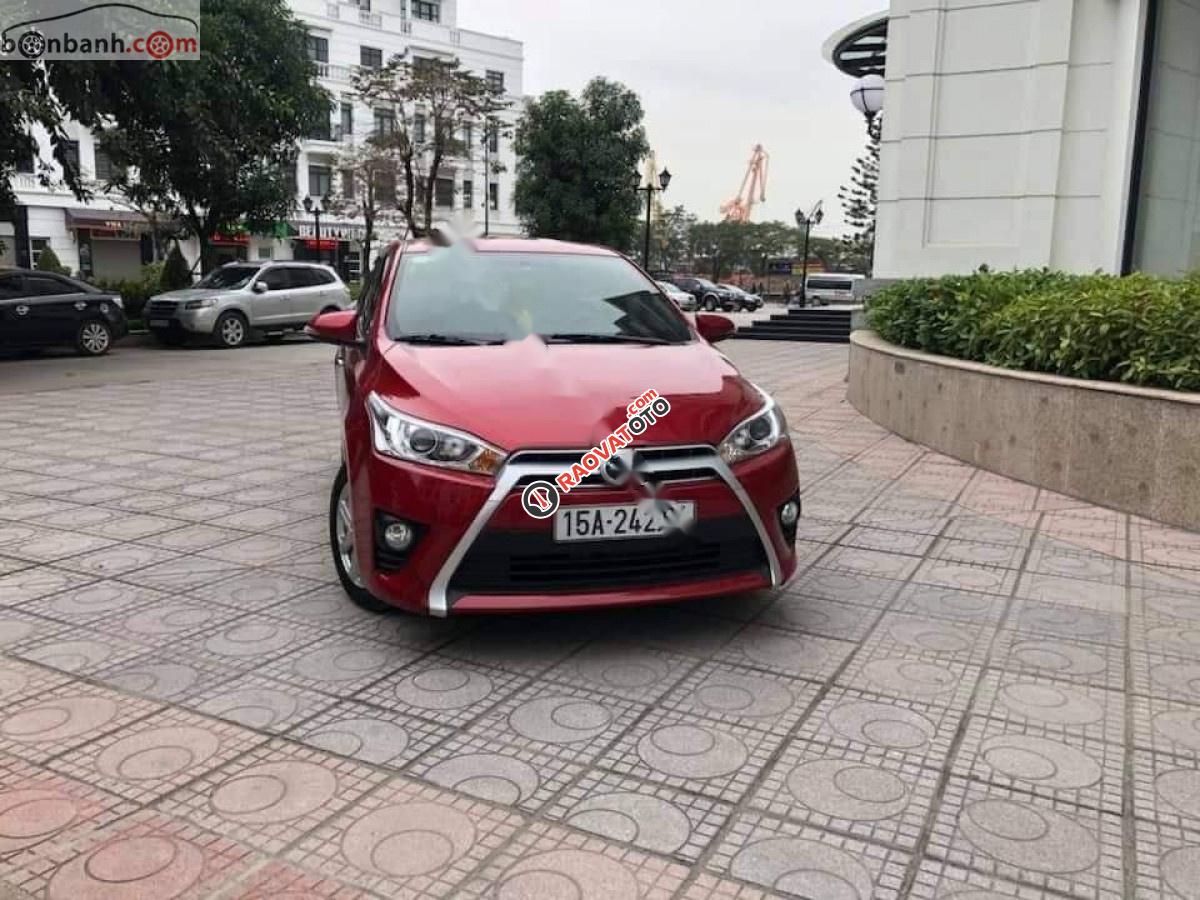 Bán Toyota Yaris 1.3G 2016, màu đỏ, xe nhập, giá chỉ 580 triệu-1