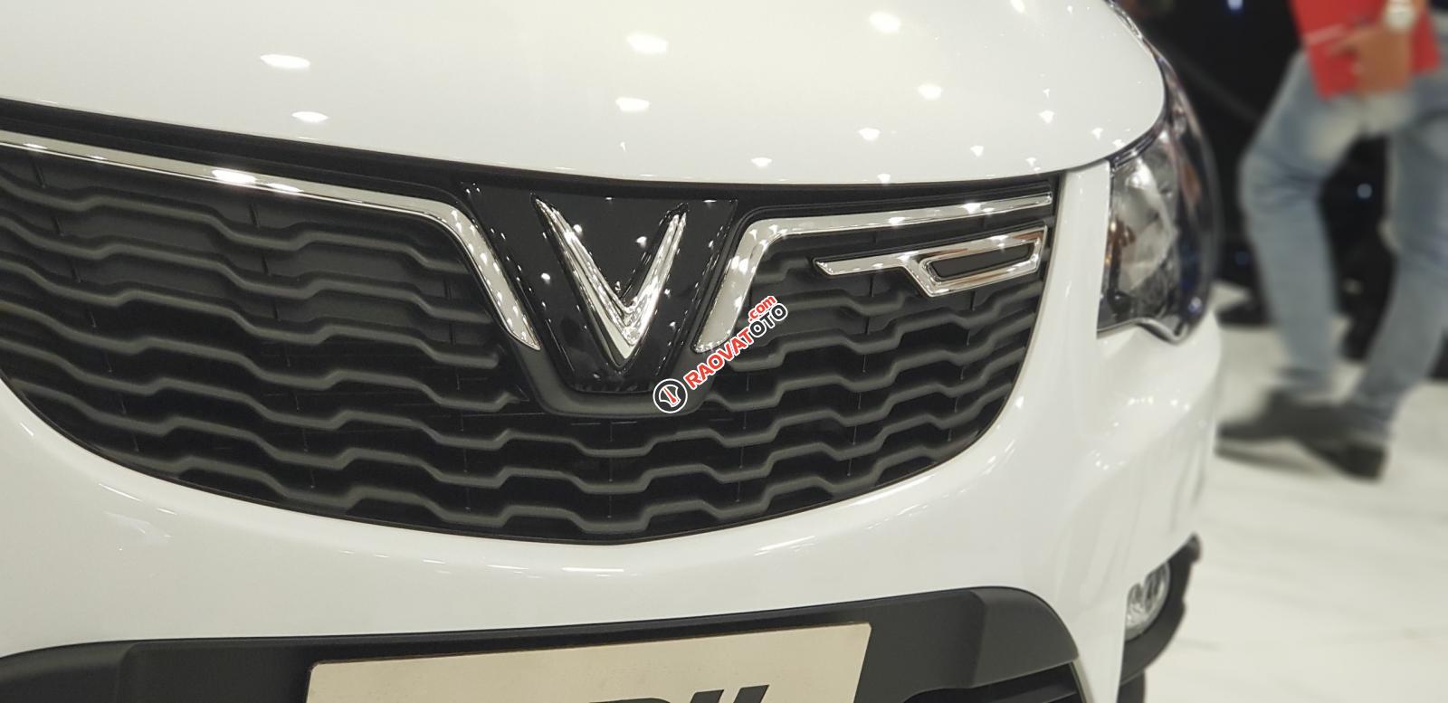 Bán ô tô VinFast Fadil đời 2019, màu trắng, hỗ trợ vay ngân hàng-0