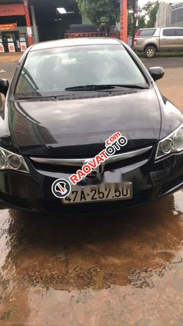 Bán Honda Civic MT đời 2008, màu đen, xe gia đinh ít đi-5