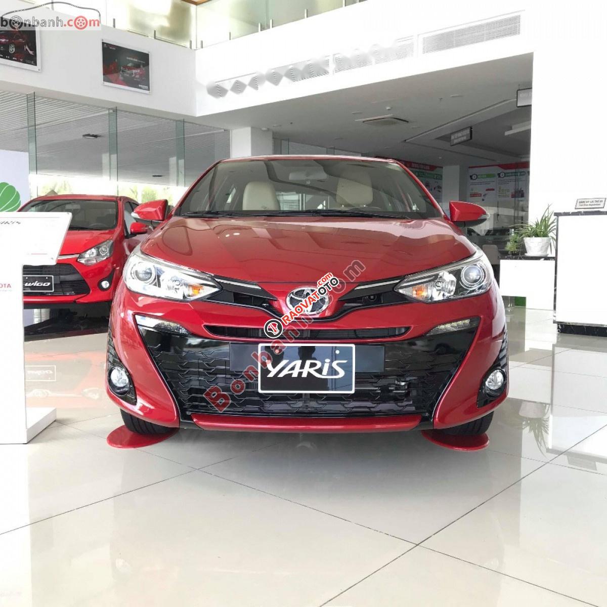 Bán xe Toyota Yaris 1.5G 2019, màu đỏ, nhập khẩu-1