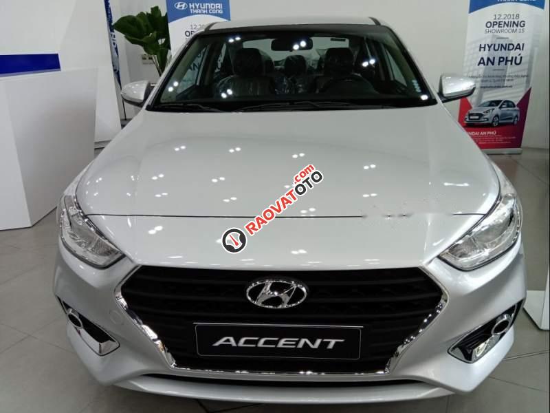 Bán ô tô Hyundai Accent sản xuất năm 2019, màu bạc giá cạnh tranh-1