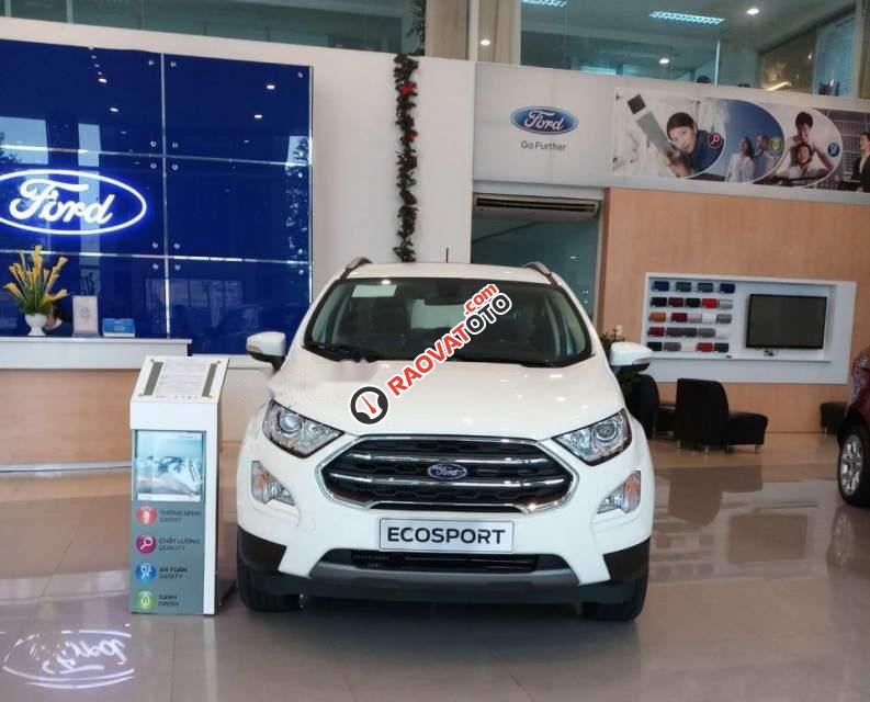 Bán ô tô Ford EcoSport 1.5 Titanium đời 2019, màu trắng, giá 610tr-1