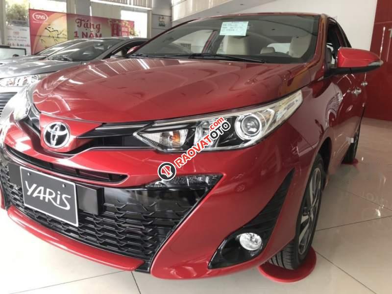 Cần bán xe Toyota Yaris 1.5G đời 2019, màu đỏ, nhập khẩu nguyên chiếc, giá cạnh tranh-1