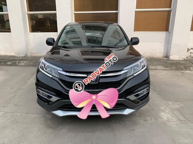 Bán xe Honda CR V 2.4 đời 2015, màu đen số tự động, 840tr-9