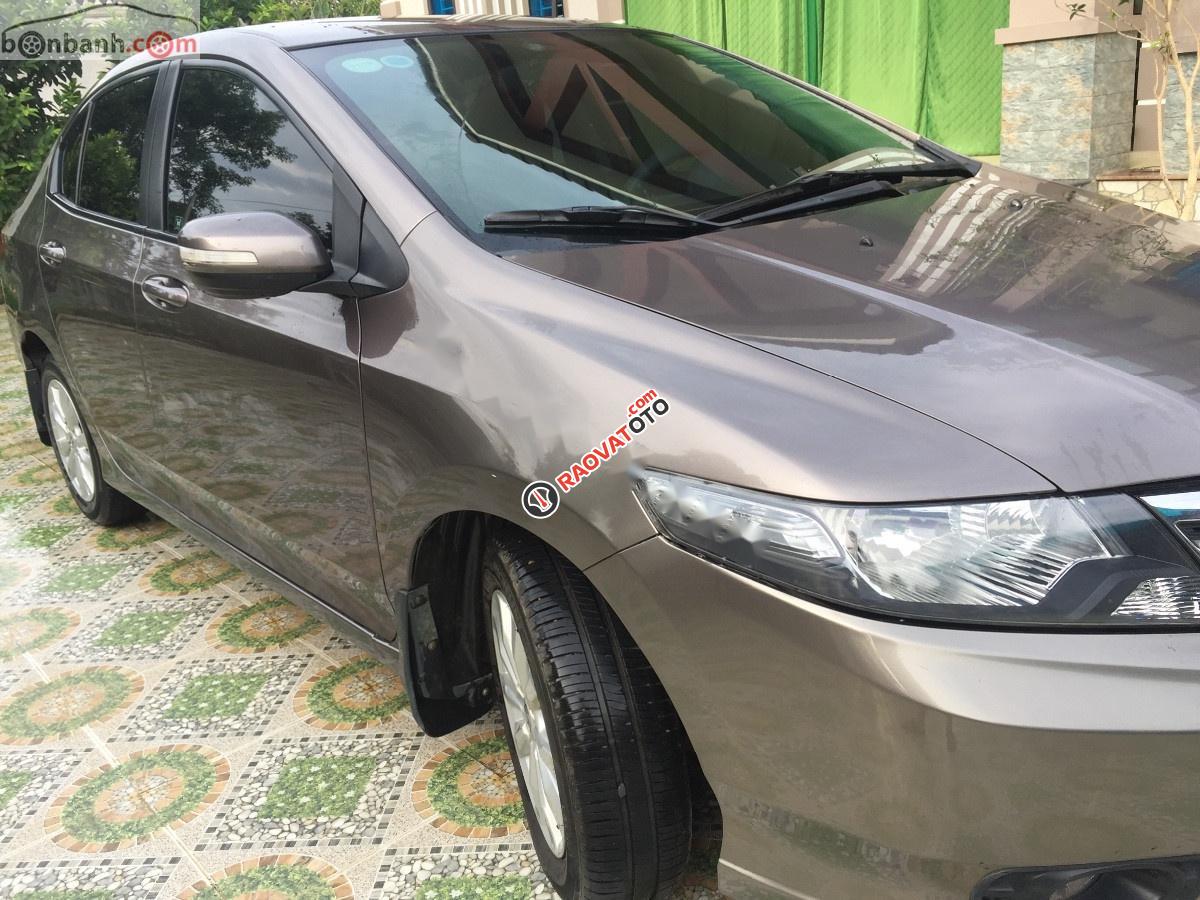 Bán Honda City 1.5AT năm 2013, màu xám, số tự động -3