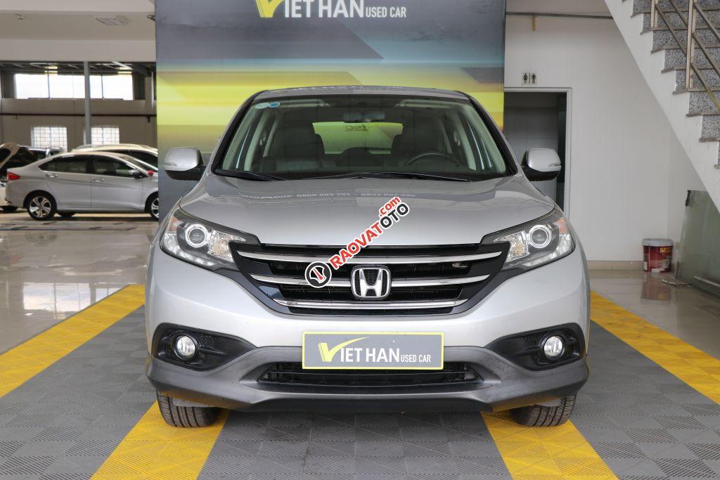 Cần bán Honda CR V 2.4AT năm 2014, màu bạc -1