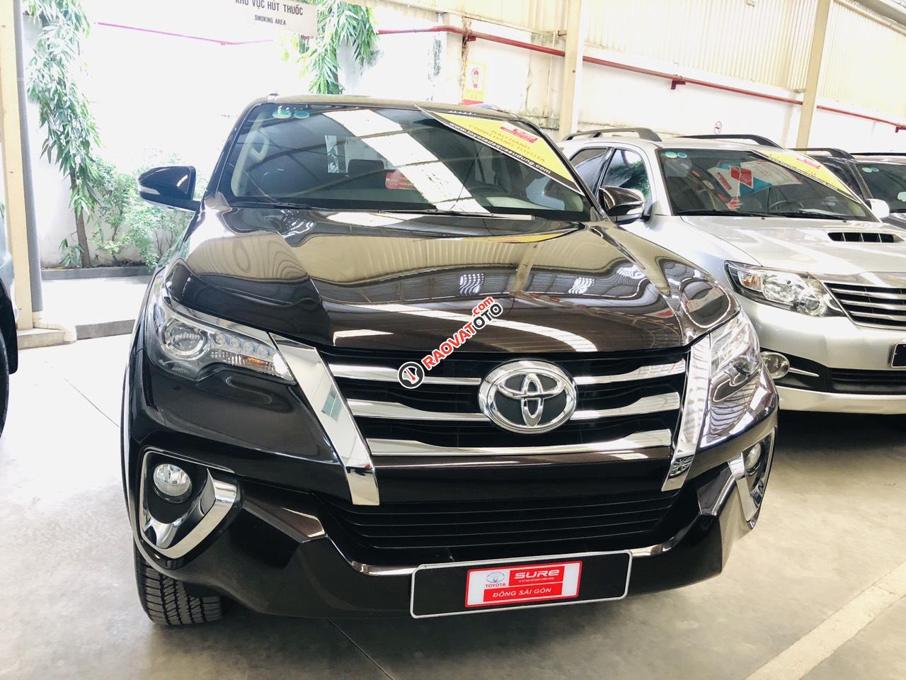 Toyota Fortuner V 2017, màu nâu- hỗ trợ ngân hàng-0