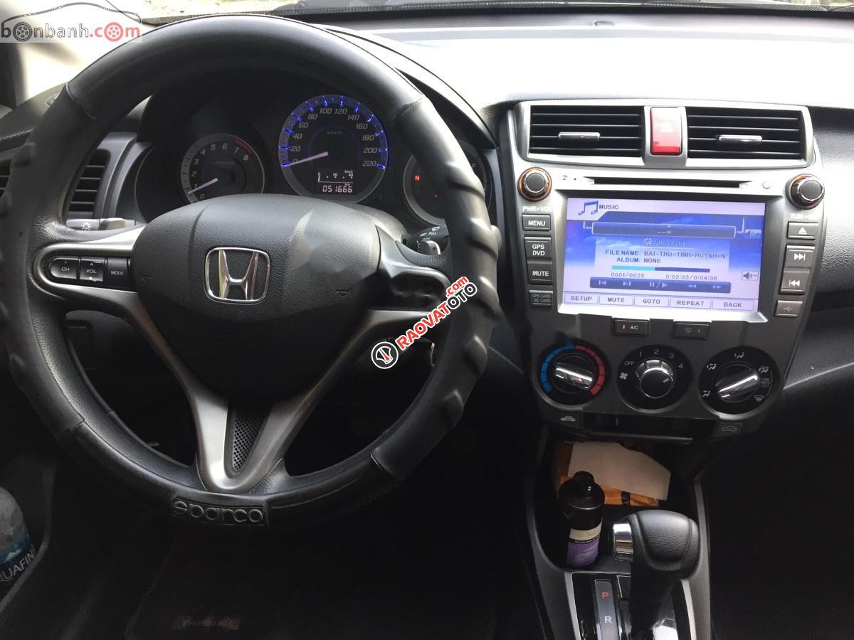 Bán Honda City 1.5AT năm 2013, màu xám, số tự động -0