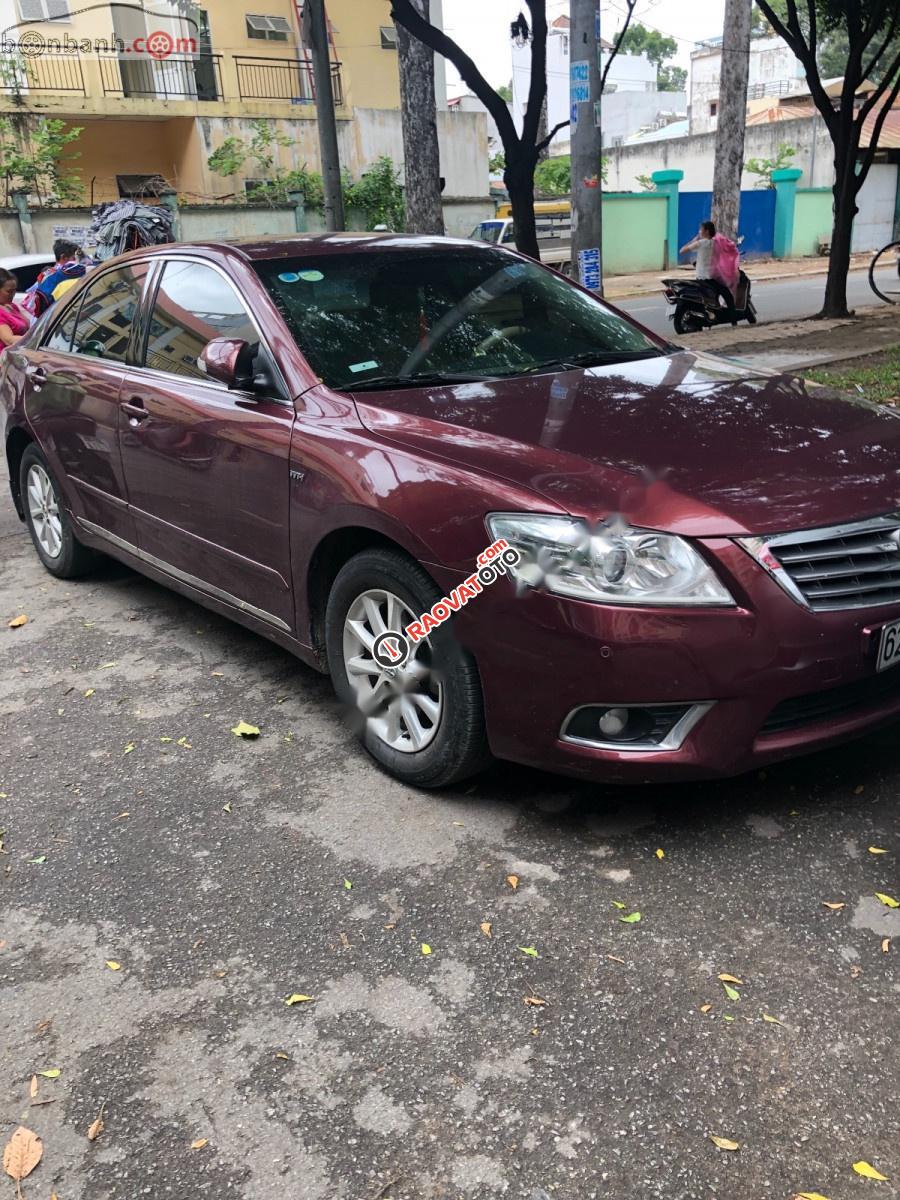 Bán xe Toyota Camry 2.4 đời 2009, màu đỏ, giá tốt-0