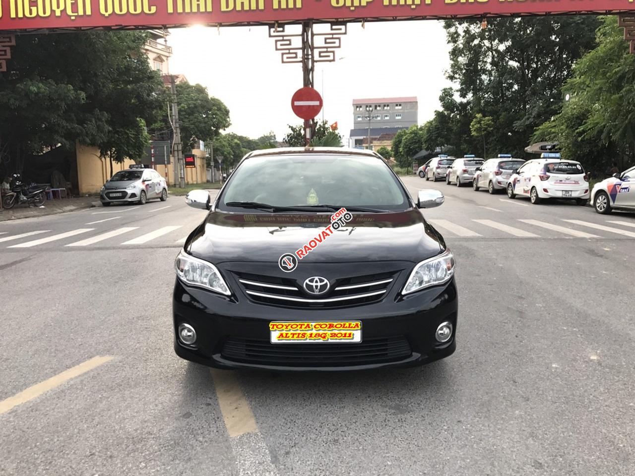 Bán Toyota Corolla altis 1.8G sản xuất năm 2011, màu đen, 1 chủ xe xuất sắc-24