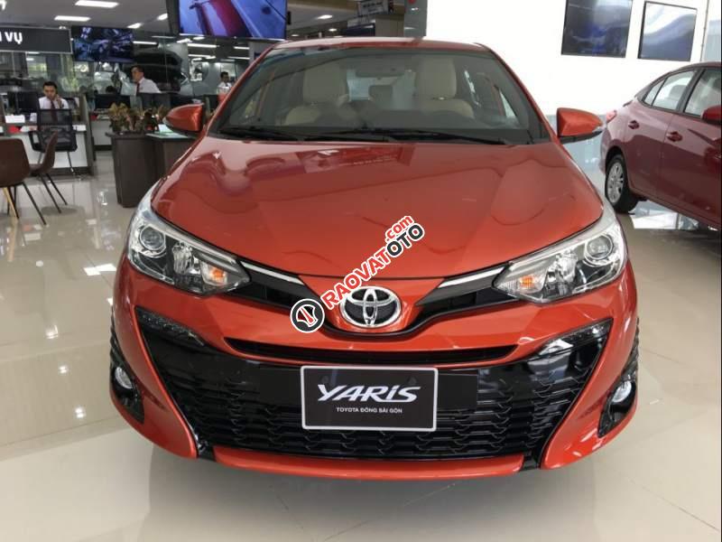 Bán Toyota Yaris 1.5G 2018, nhập khẩu Thái, ưu đãi hấp dẫn-0