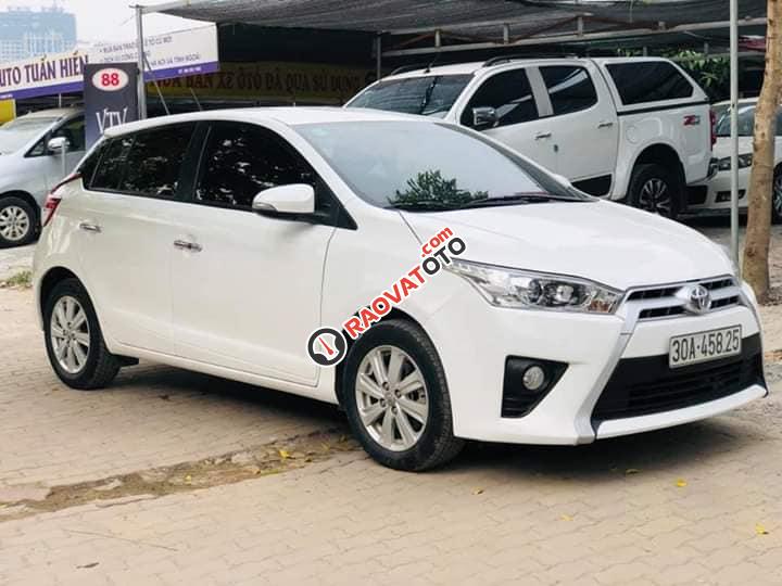 Bán Toyota Yaris G sản xuất 2014, màu trắng, xe nhập-1