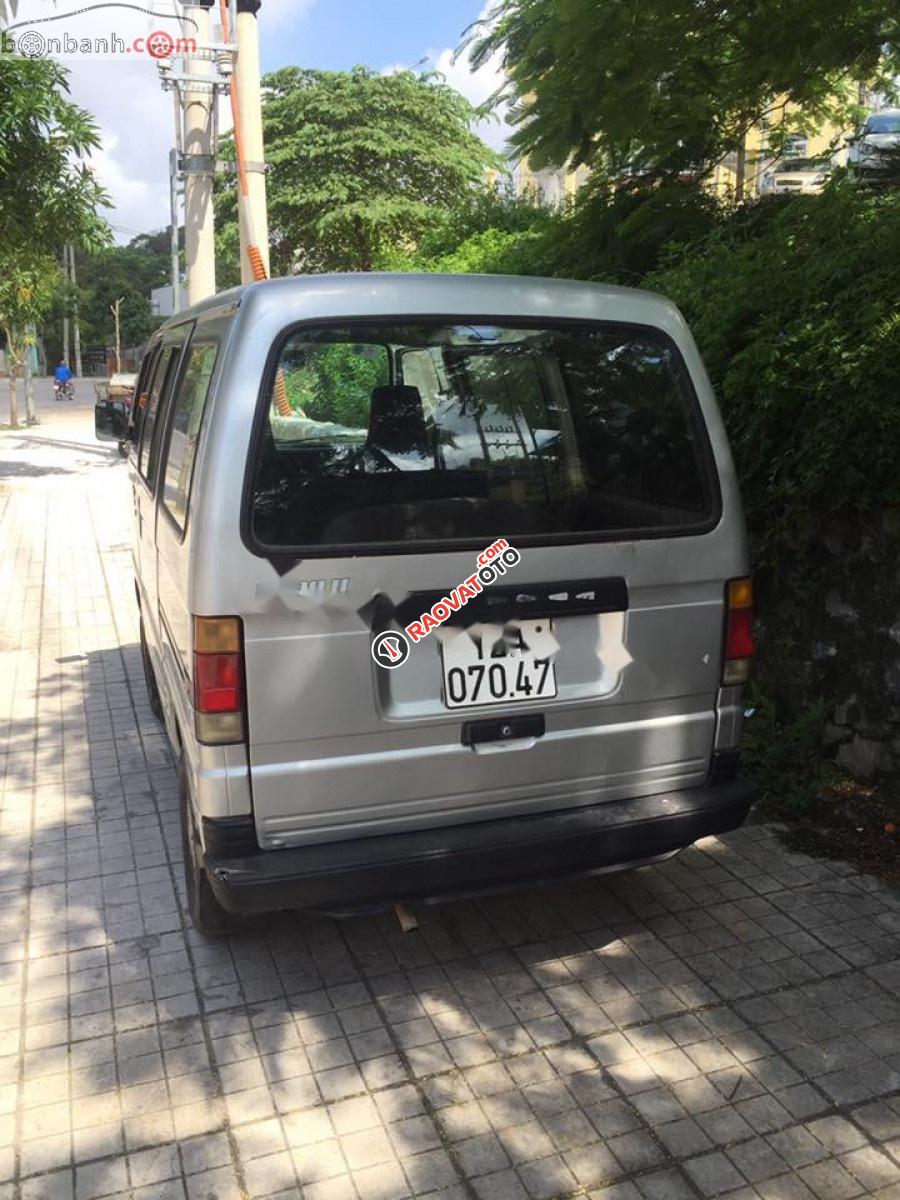 Bán Suzuki Super Carry Van đời 2005, màu bạc-4