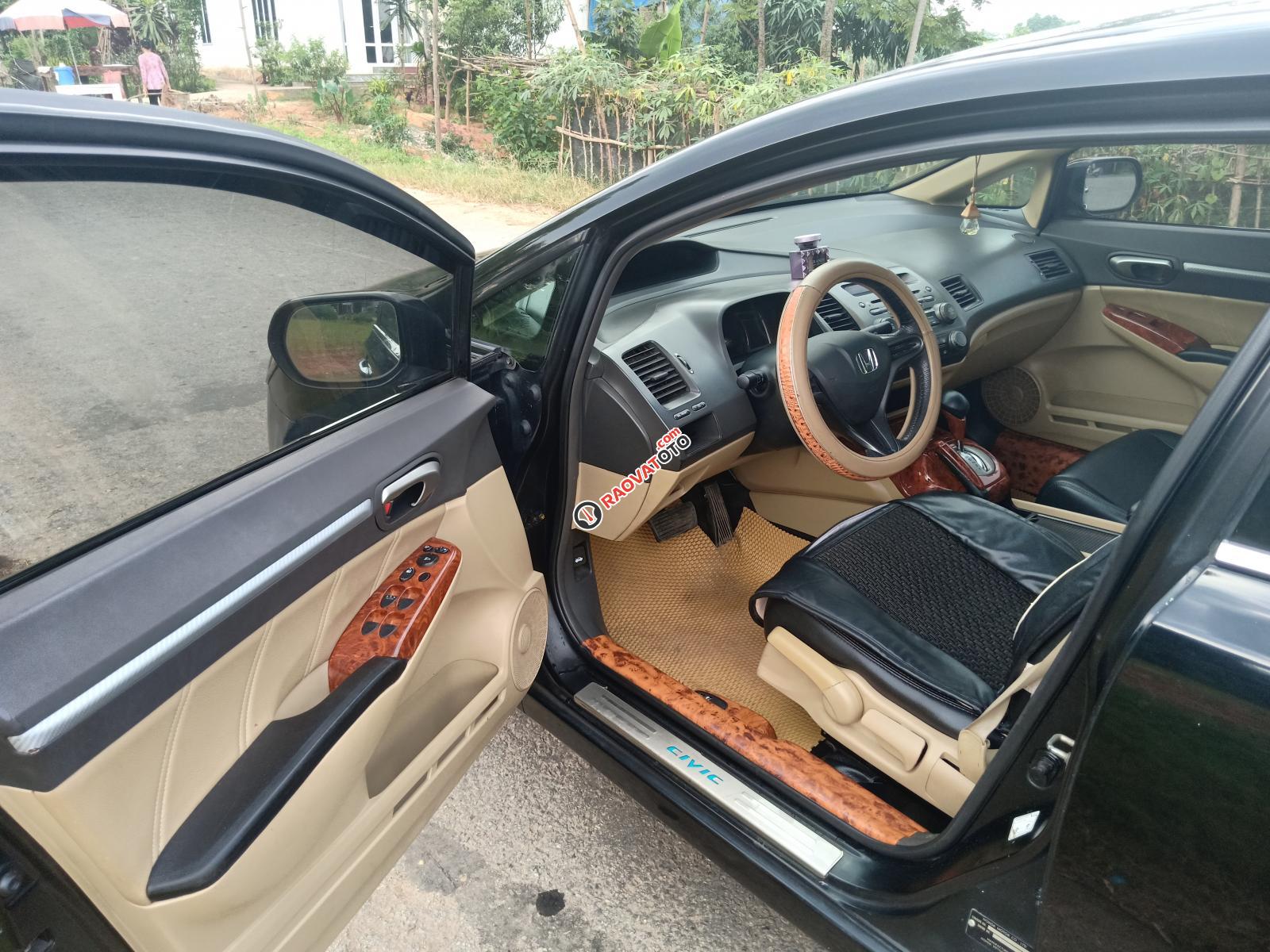 Bán ô tô Honda Civic AT sản xuất năm 2007, màu đen-4