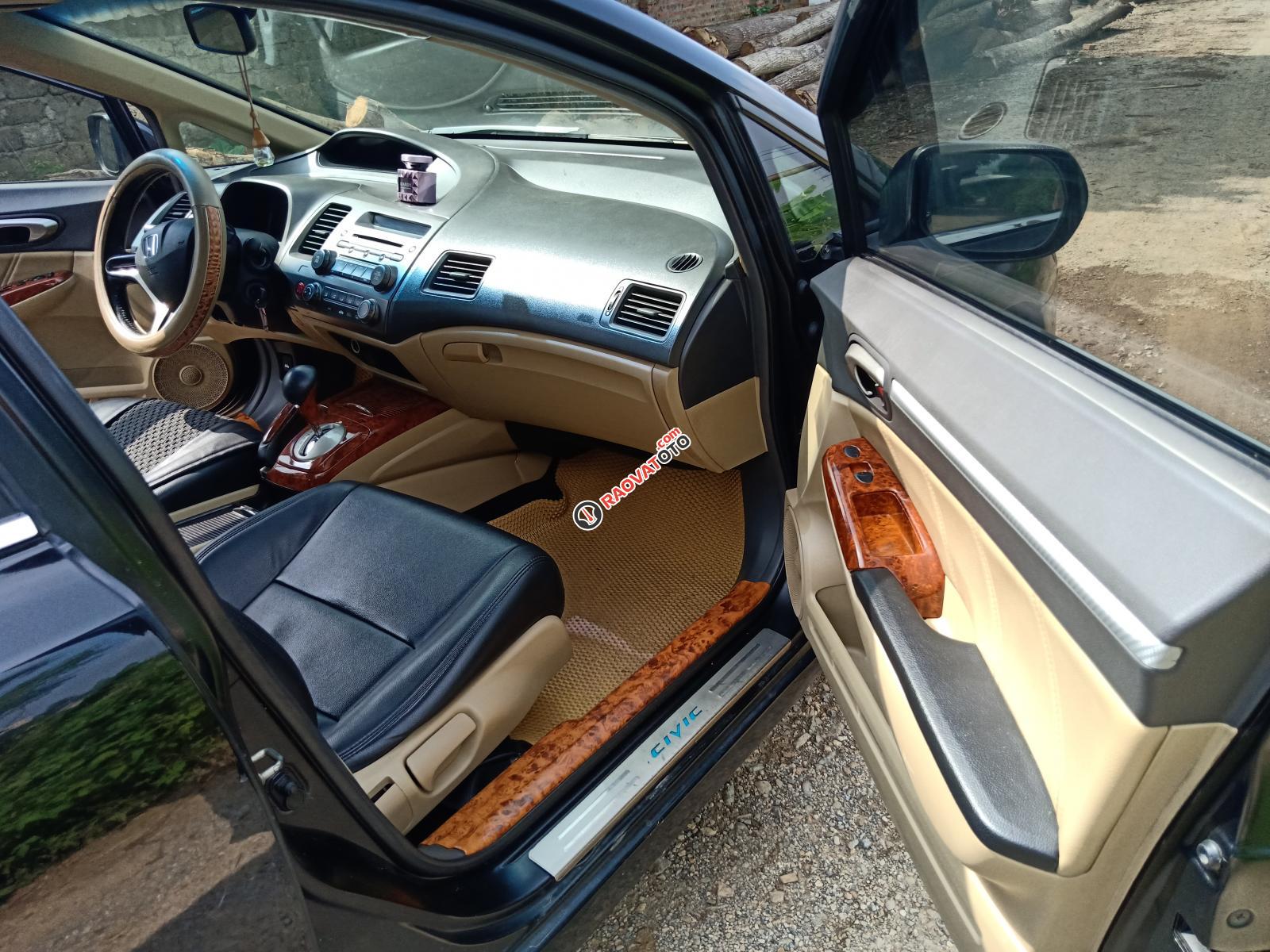 Bán ô tô Honda Civic AT sản xuất năm 2007, màu đen-5