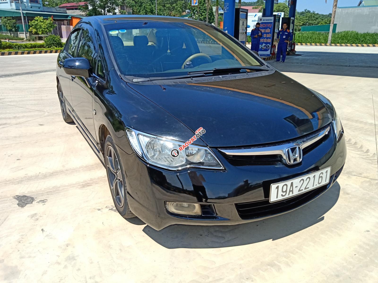 Bán ô tô Honda Civic AT sản xuất năm 2007, màu đen-0