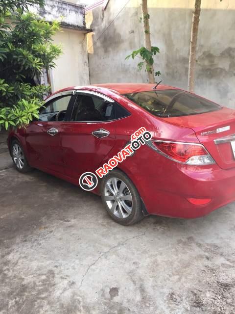 Cần bán lại xe cũ Hyundai Accent 1.4 đời 2011, màu đỏ-0