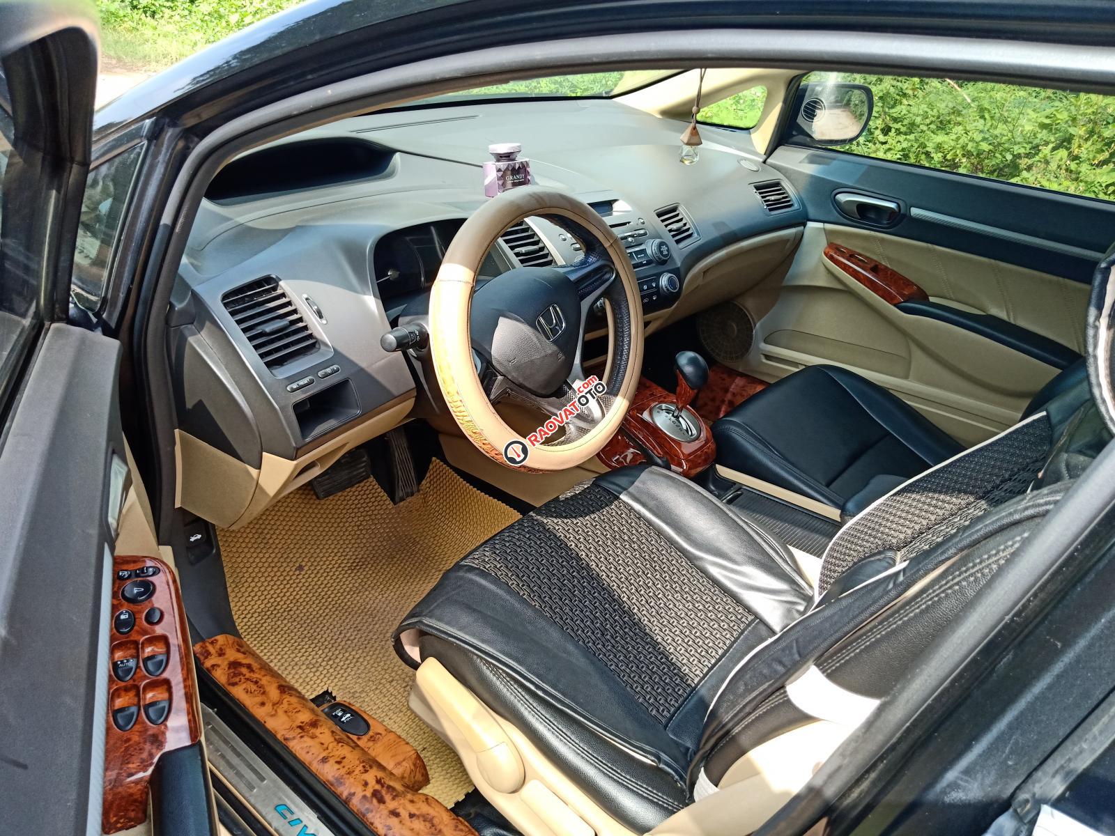Bán ô tô Honda Civic AT sản xuất năm 2007, màu đen-8