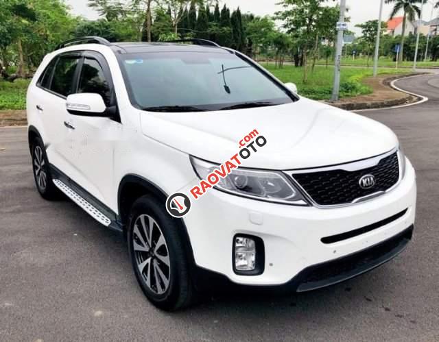 Bán Kia Sorento 2.4 GATH đời 2016, màu trắng giá cạnh tranh-0