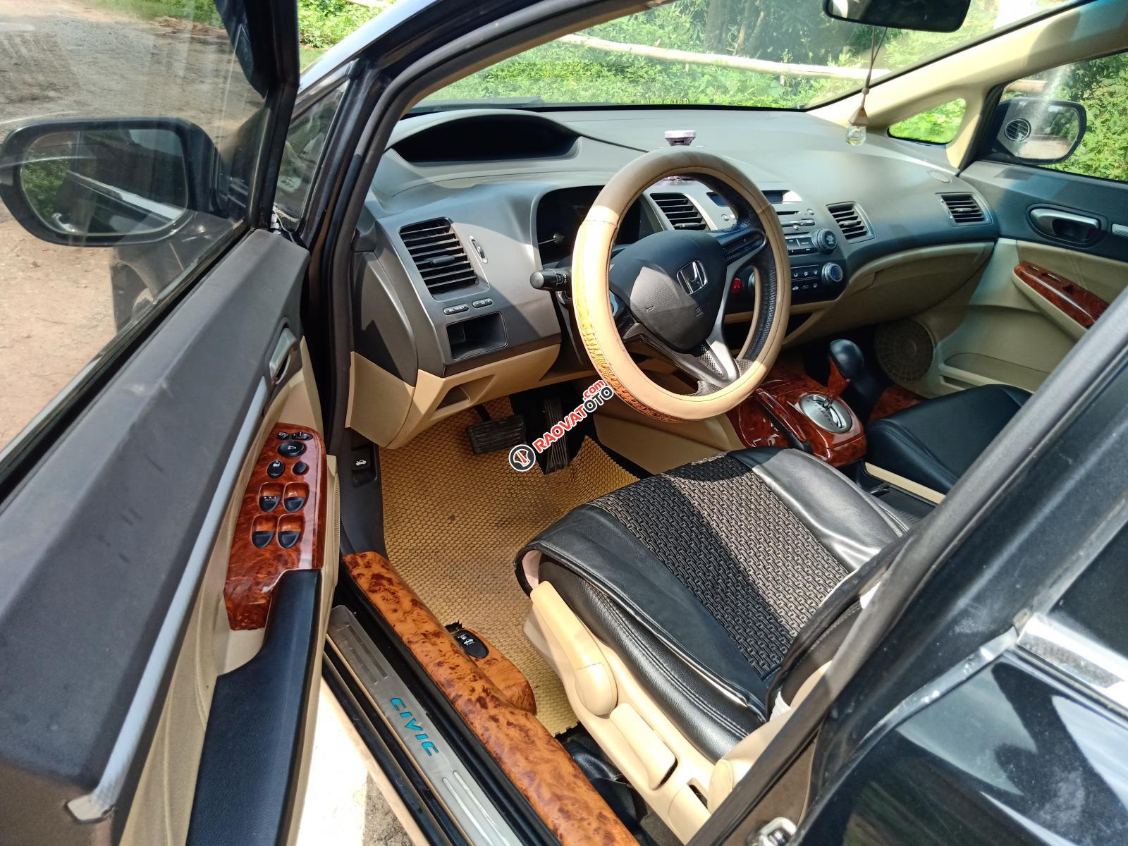 Bán ô tô Honda Civic AT sản xuất năm 2007, màu đen-7