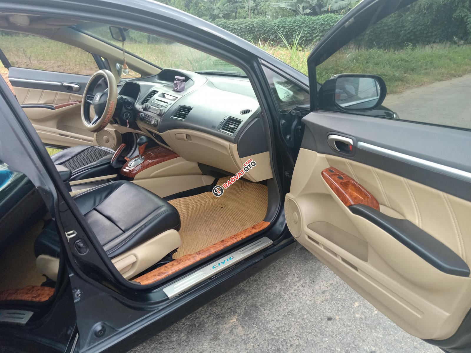 Bán ô tô Honda Civic AT sản xuất năm 2007, màu đen-6