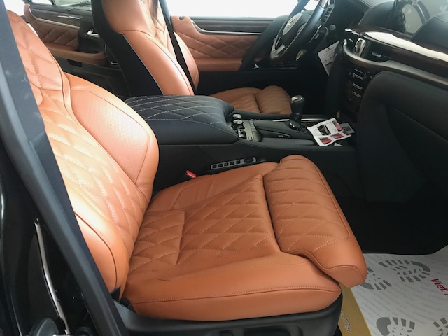 Giao ngay Lexus LX570 MBS 4 ghế massage, cửa hít mới 100% 2019 màu đen, nội thất nâu da bò-8