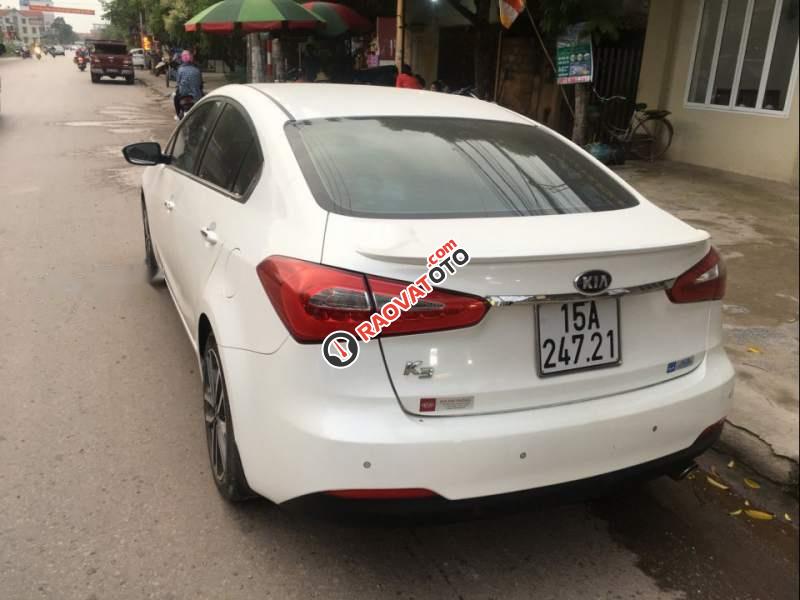 Bán Kia K3 AT năm 2016, màu trắng, cam kết chưa đâm đụng, ngập nước-1