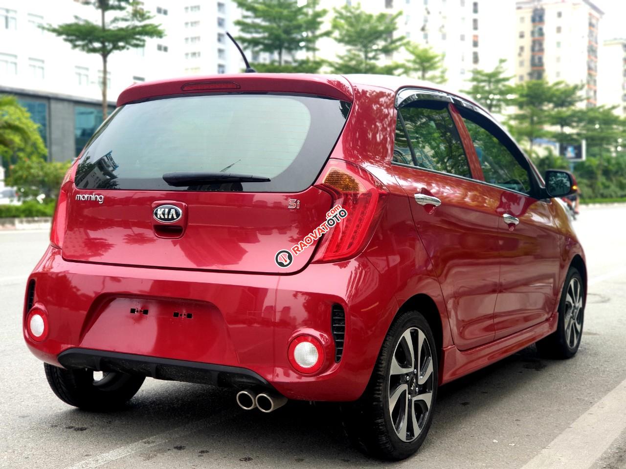 Bán Kia Morning 1.25AT năm 2017, màu đỏ -8