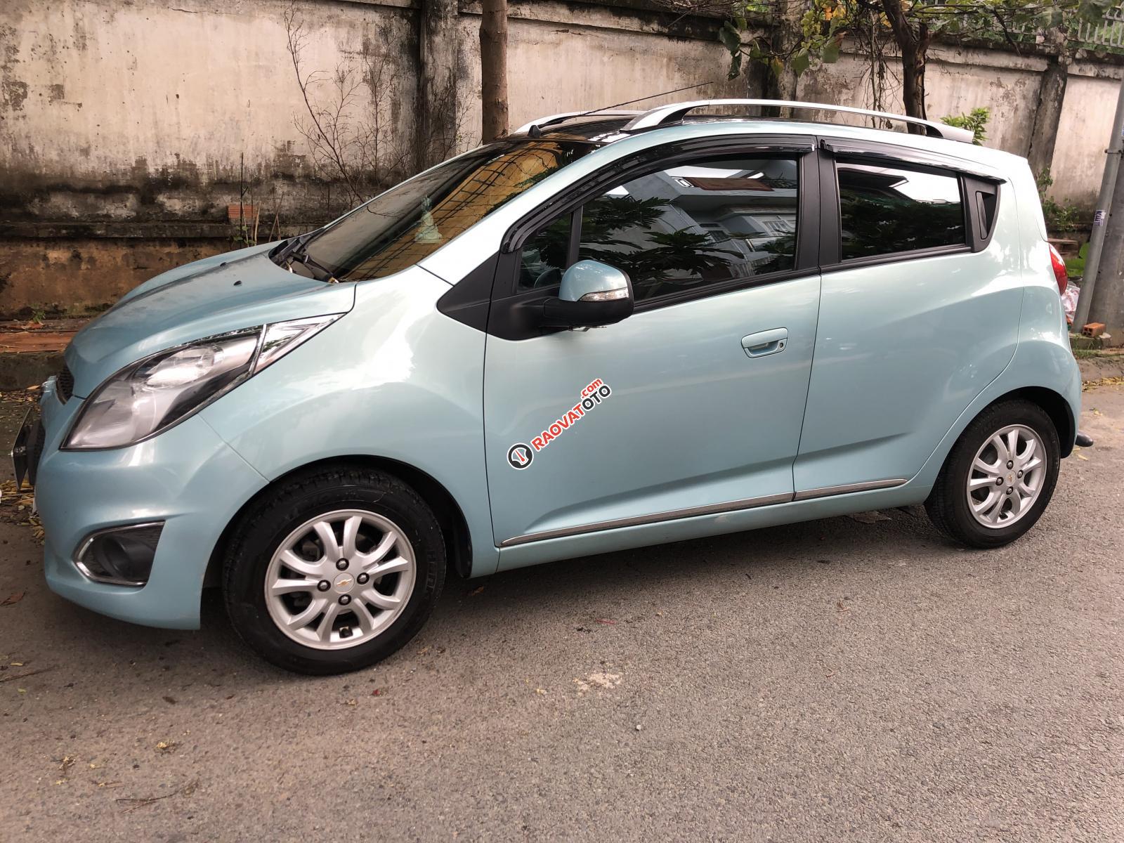 Cần bán Chevrolet Spark Zest năm 2014, màu xanh lam-0