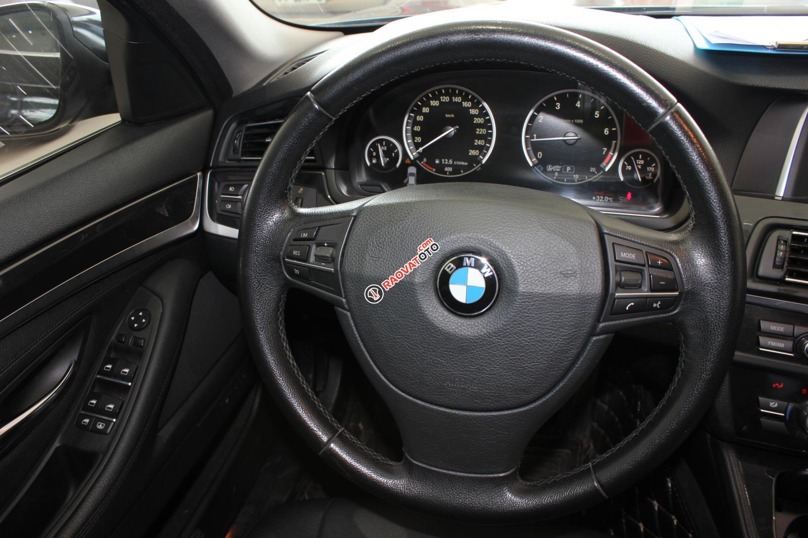 Bán ô tô BMW 5 Series 520i sản xuất năm 2014, màu đen, nhập khẩu-4
