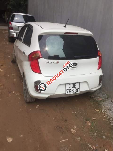 Cần bán xe Kia Picanto AT sản xuất 2014, màu trắng  -5