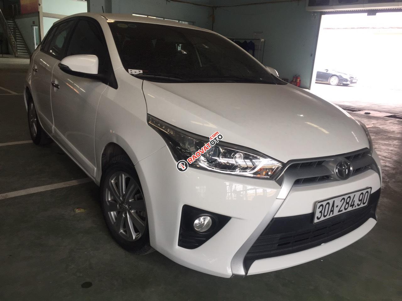 Cần bán xe Toyota Yaris G năm 2014, màu trắng, giá tốt-2