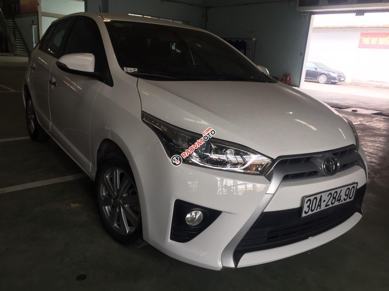 Cần bán xe Toyota Yaris G năm 2014, màu trắng, giá tốt-1