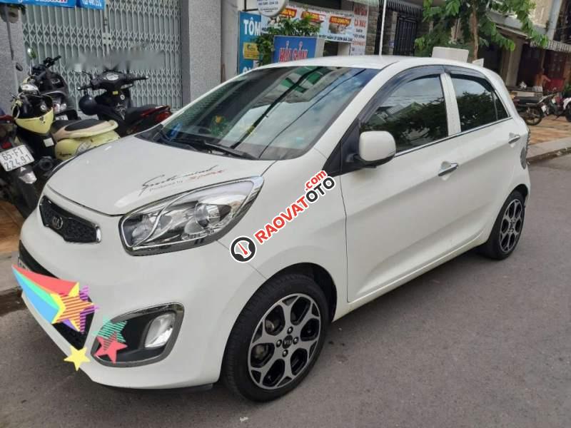Bán xe Kia Morning SAT đời 2015, màu trắng xe gia đình-4