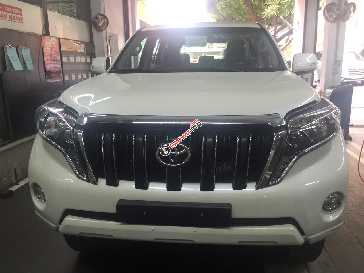 Toyota Prado 2.7 AT năm sản xuất 2019, màu trắng ngọc trai, xe nhập nhật - giao xe ngay-4