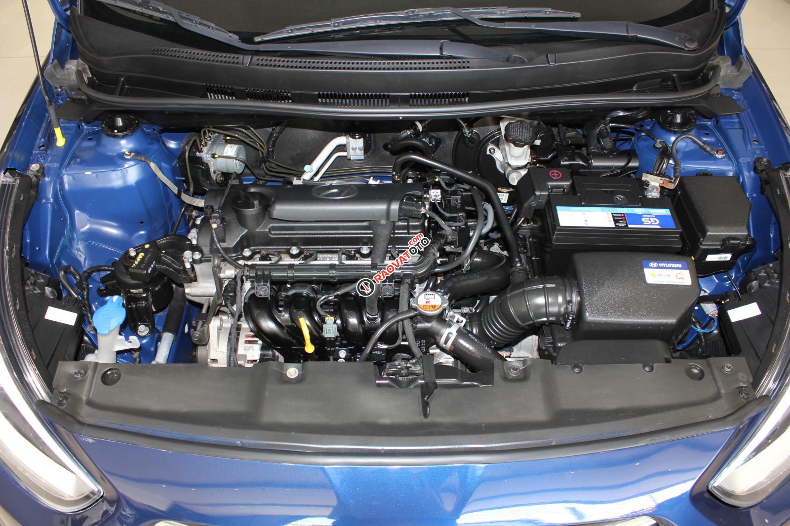 Bán xe Hyundai Acent Blue sản xuất năm 2015, màu xanh lam, nhập khẩu, giá chỉ 445 triệu-3
