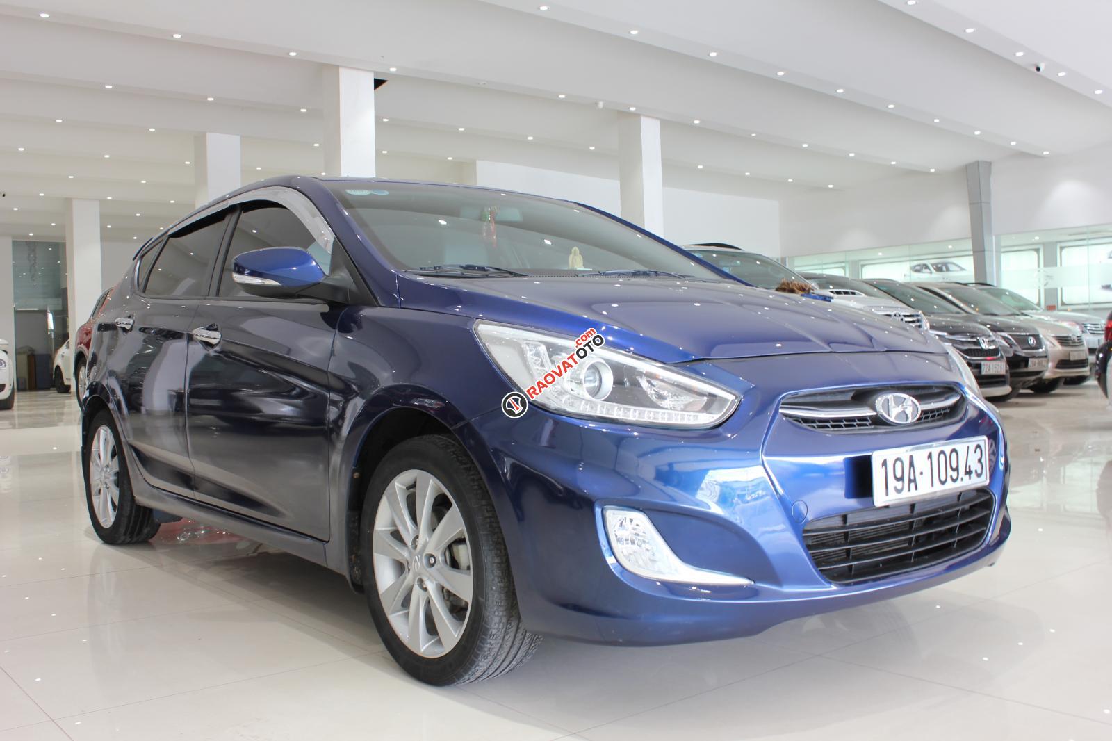 Bán xe Hyundai Acent Blue sản xuất năm 2015, màu xanh lam, nhập khẩu, giá chỉ 445 triệu-13