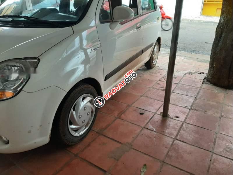 Bán Chevrolet Spark Super năm 2009, màu trắng, giá tốt-2